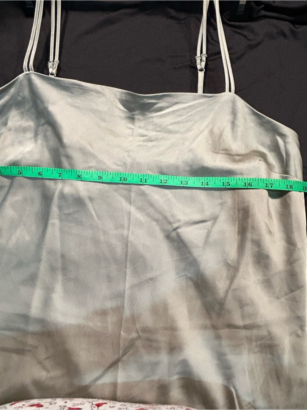 Abercrombie & Fitch Green Slip Maxi Dress with Spaghetti Straps size XL - Picture 4 of 11
